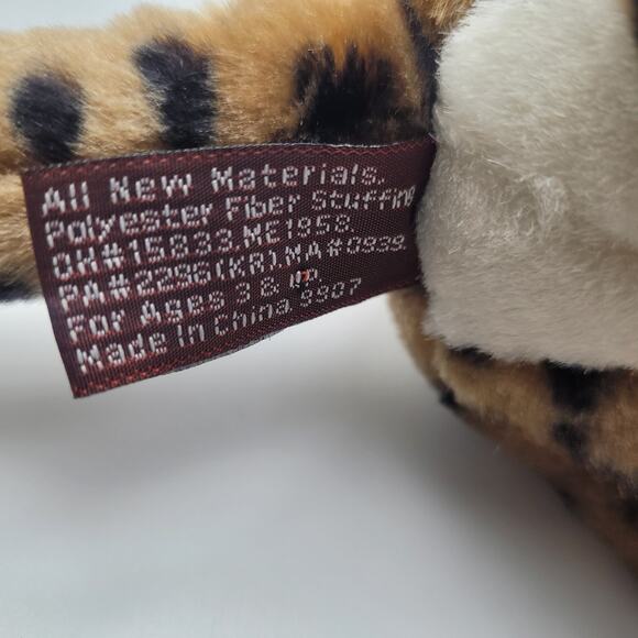 Jungle Joe’s Safari Friends Charo the Cheetah Plush Stuffed Animal Sound Toy 14" - Picture 4 of 7